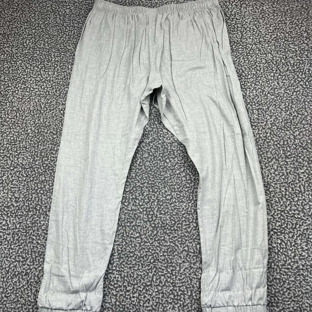 Polo Ralph Lauren Jogger Pajama Pants Men XL Gray Cotton Sleepwear New